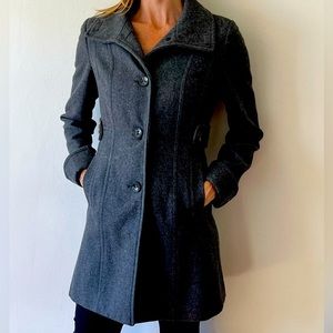 Grey Kenneth Cole Peacoat